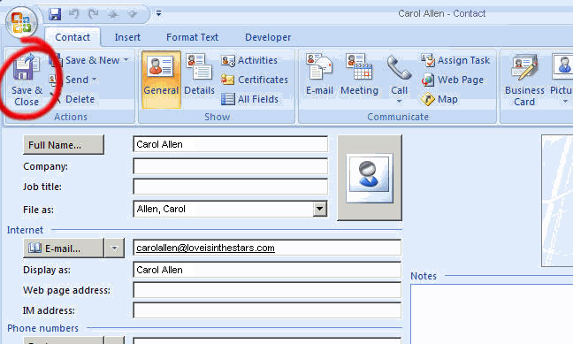 Office Outlook 2007